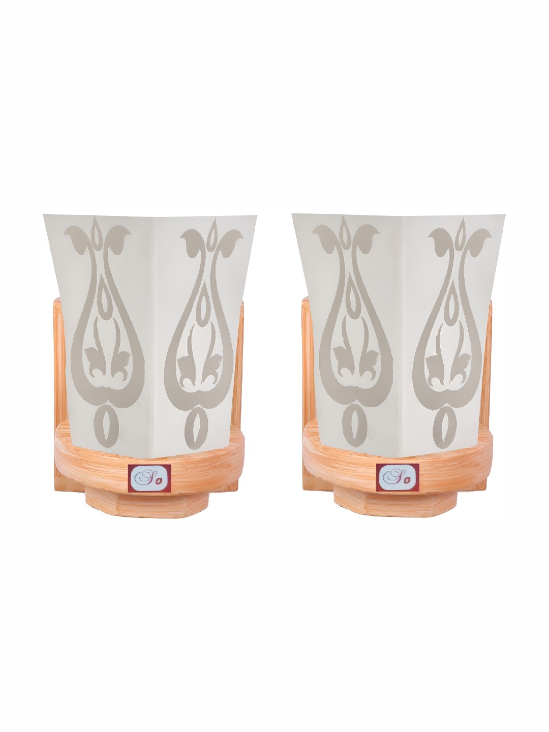 

Afast White 2 Pieces Glass Wall Lamp