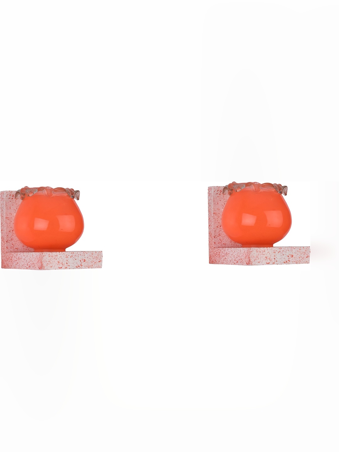 

Afast Orange 2 Pieces Glass Wall Lamp