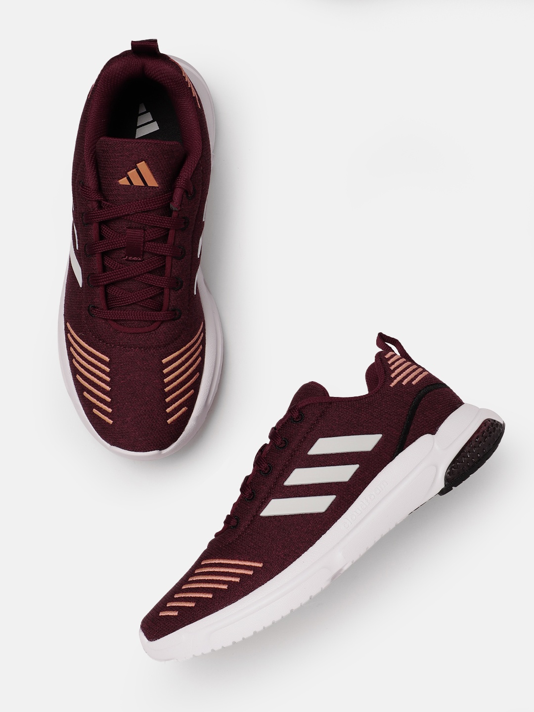 

ADIDAS Men Woven Design Adi Revup Running Shoes, Maroon