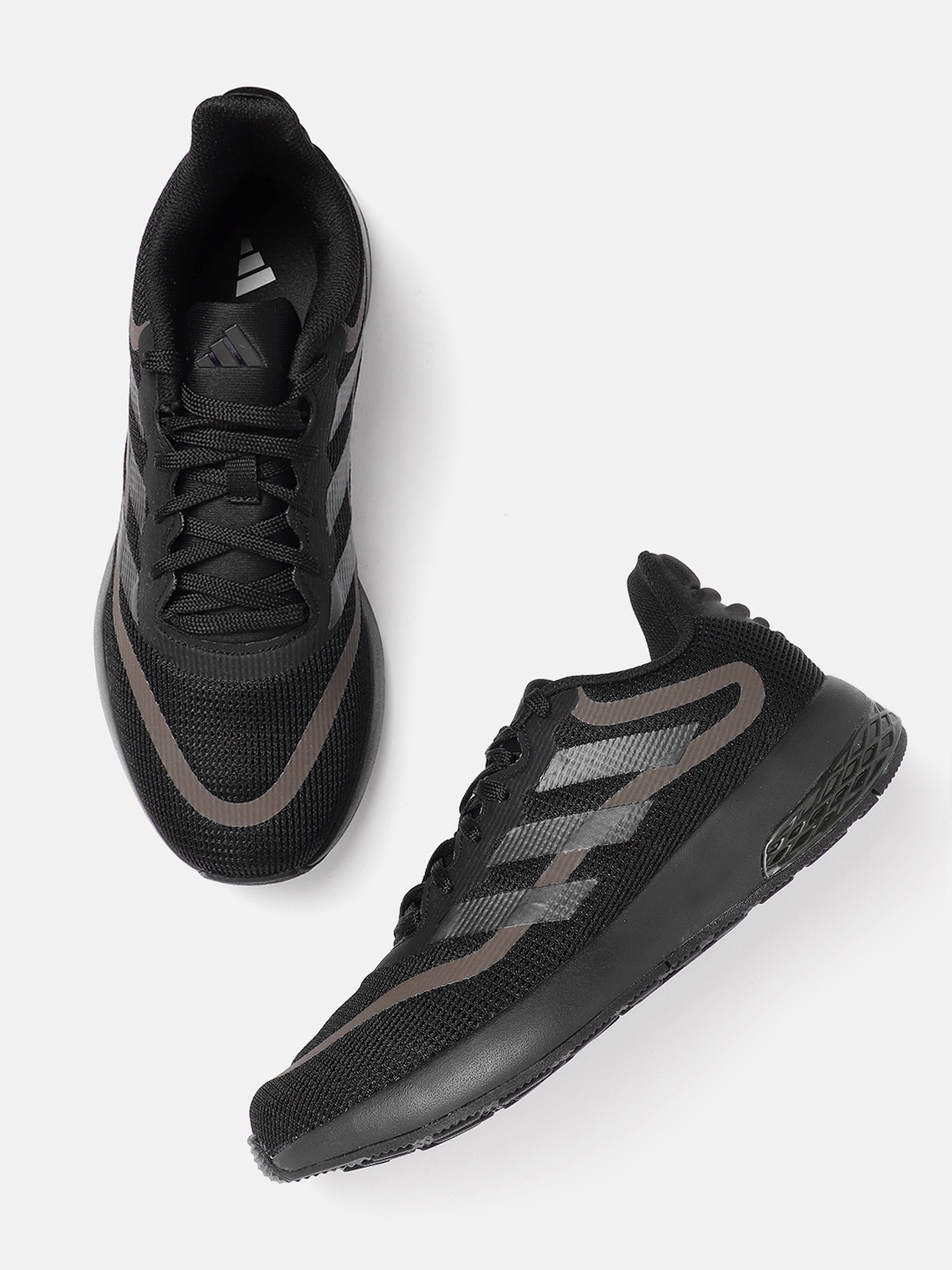 

ADIDAS Men Woven Design Beastmode Running Shoes, Black