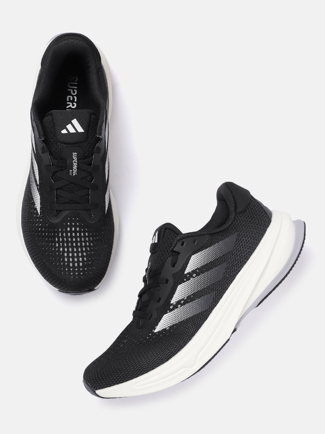 

ADIDAS Men Woven Design Supernova Rise M Running Shoes, Black