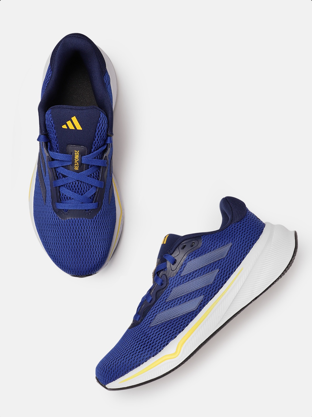 

ADIDAS Men Woven Design Response Running Shoes, Blue