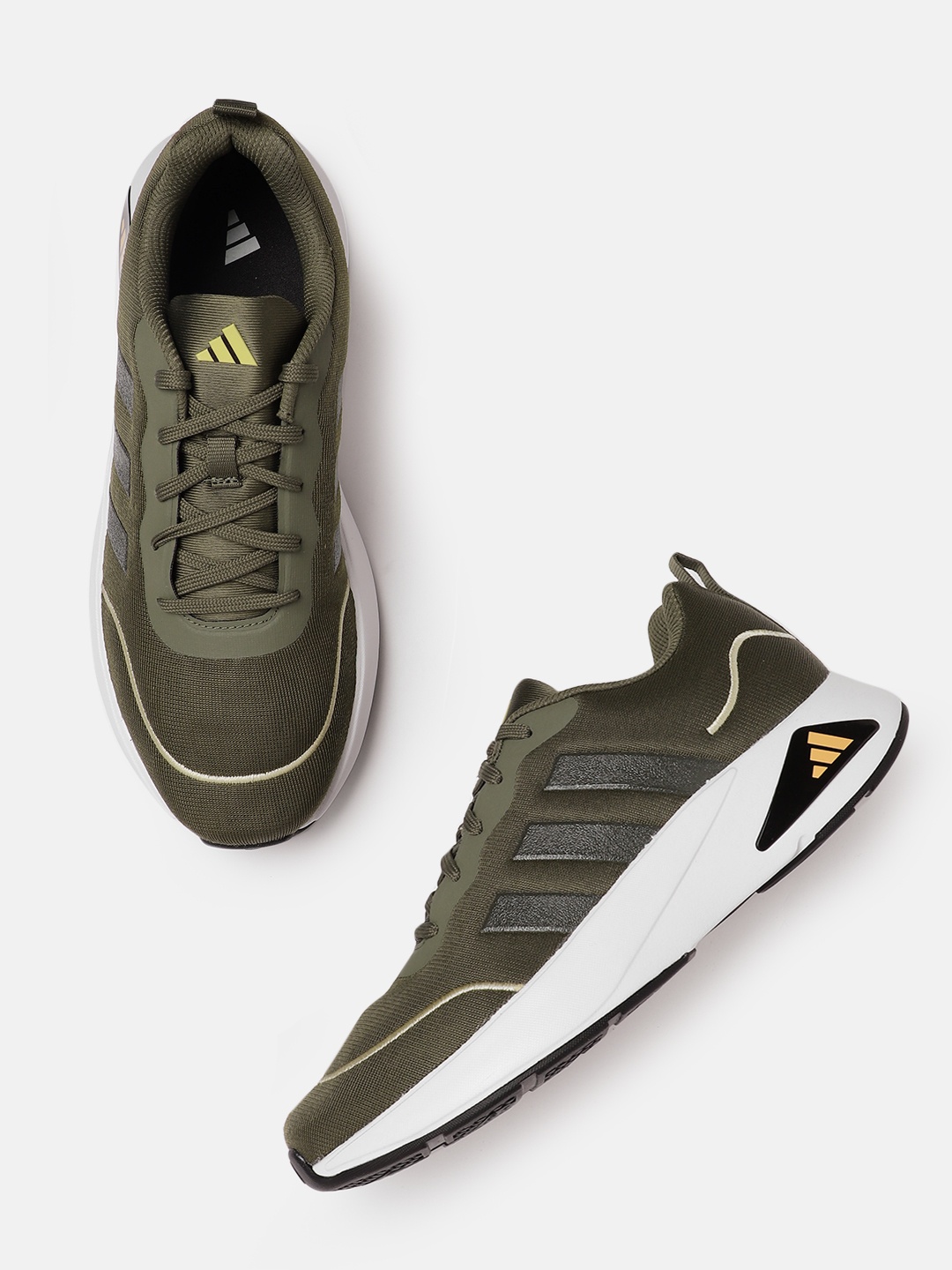 

ADIDAS Men Woven Design Flaze Mode Running Shoes, Green