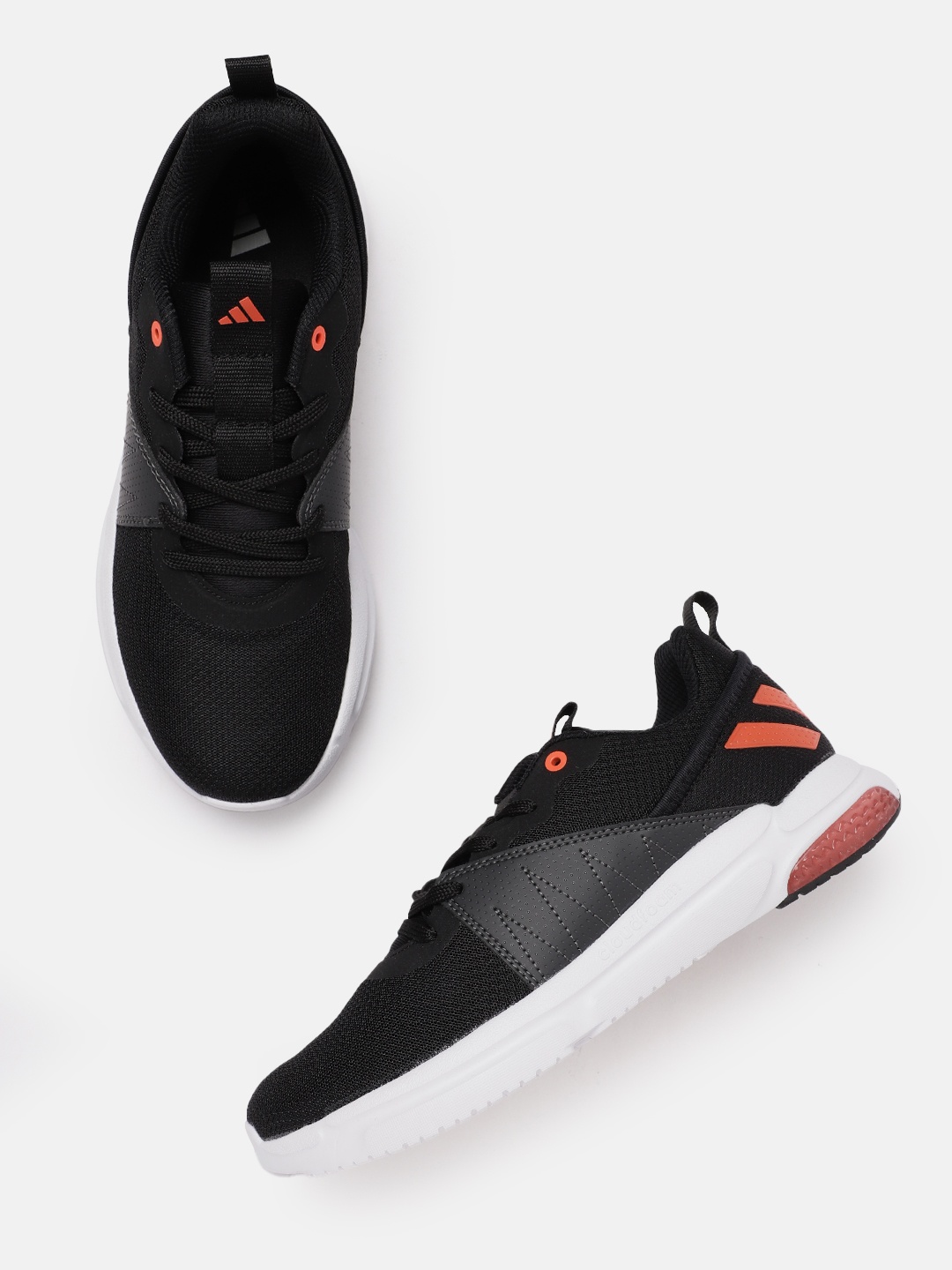

ADIDAS Men Textile Running Shoes, Black