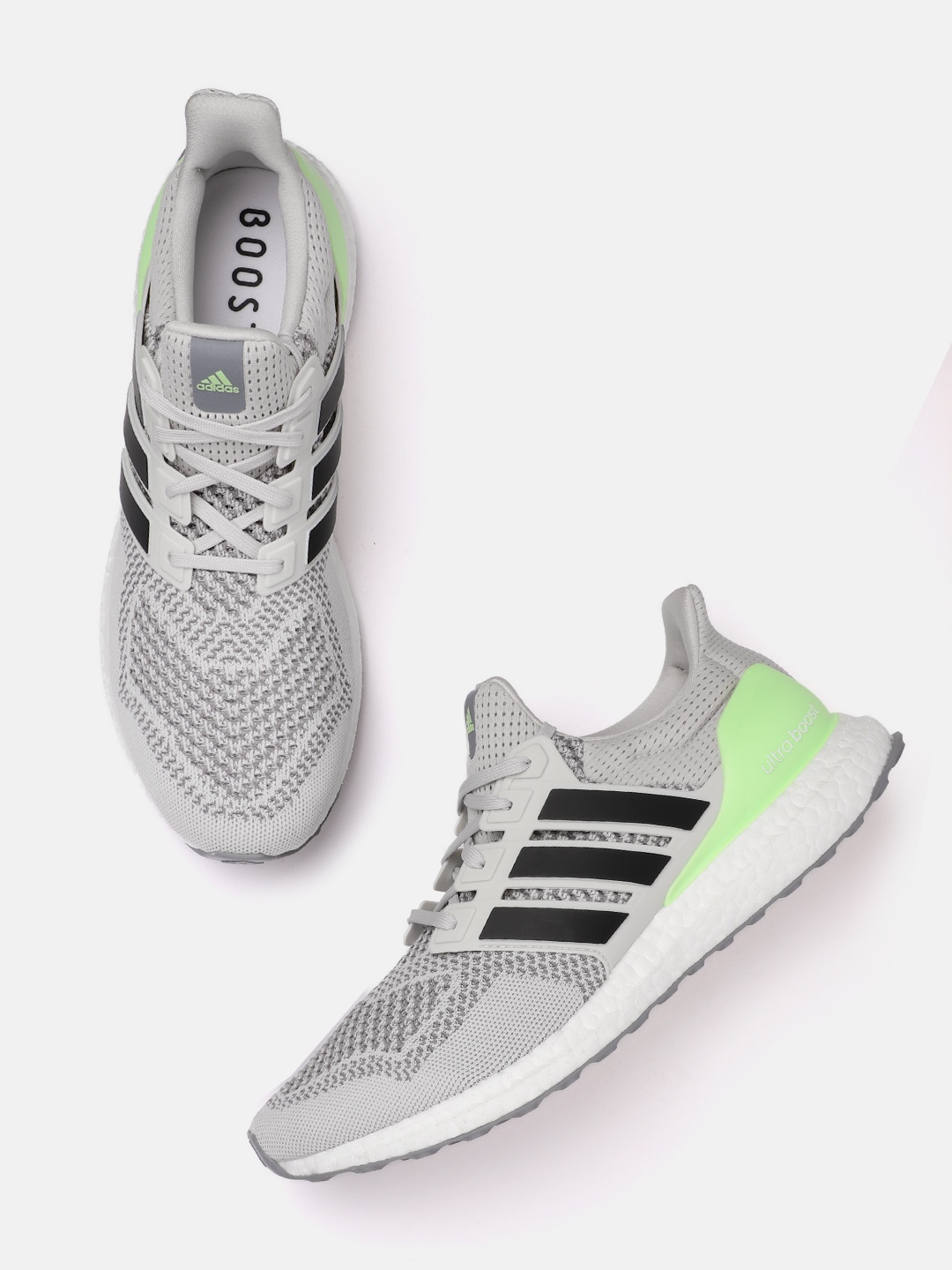 

ADIDAS Men Ultraboost 1.0 Running Shoes, Grey
