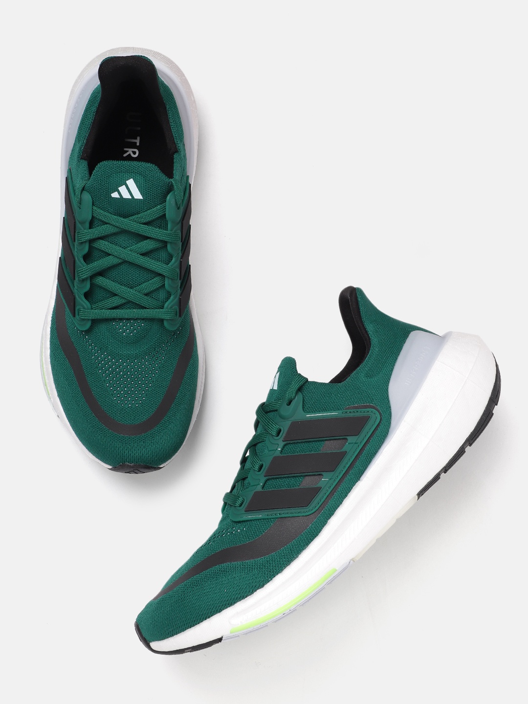 

ADIDAS Men Woven Design Ultraboost Light Running Shoes, Green