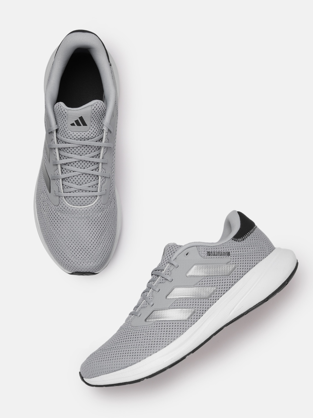 

ADIDAS Men Woven Design Response Runner U Shoes, Grey