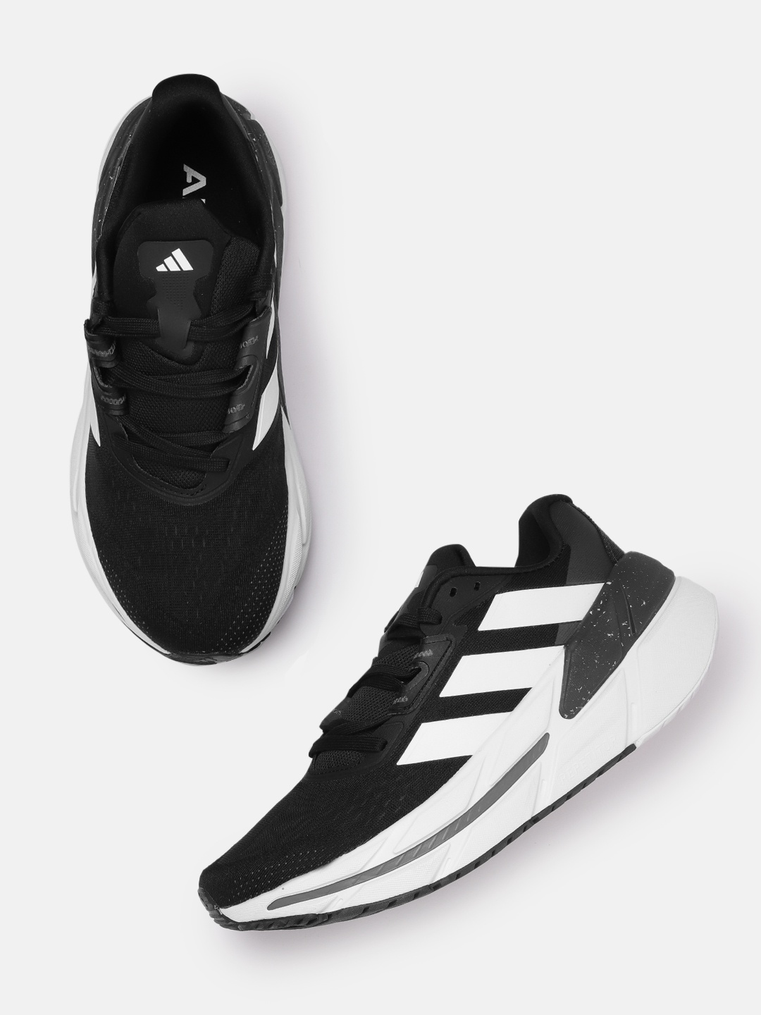 

ADIDAS Men Woven Design Adistar CS 2 M Running Shoes, Black