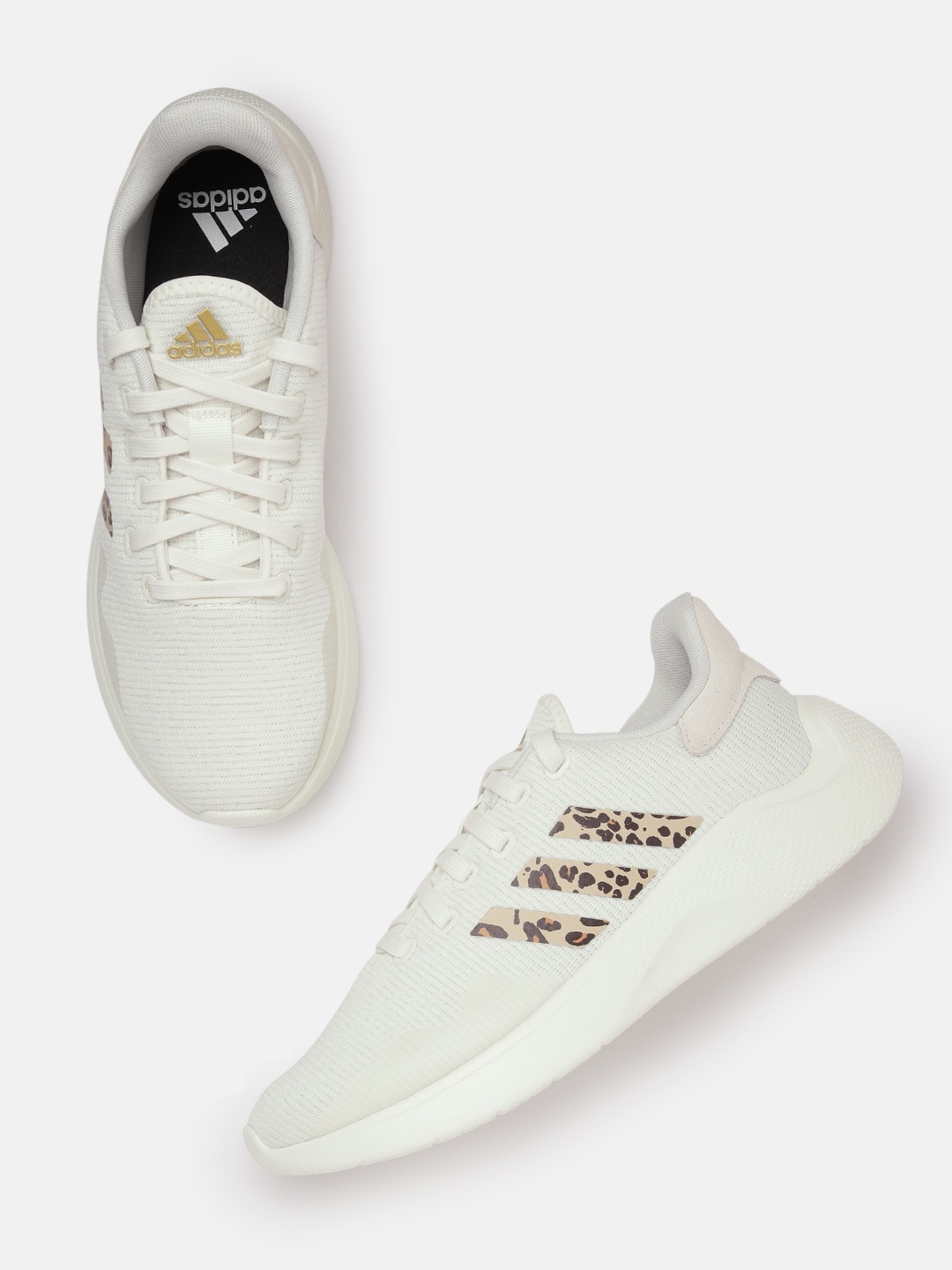 

ADIDAS Women Woven Design Puremotion 2.0 Running Shoes, Off white