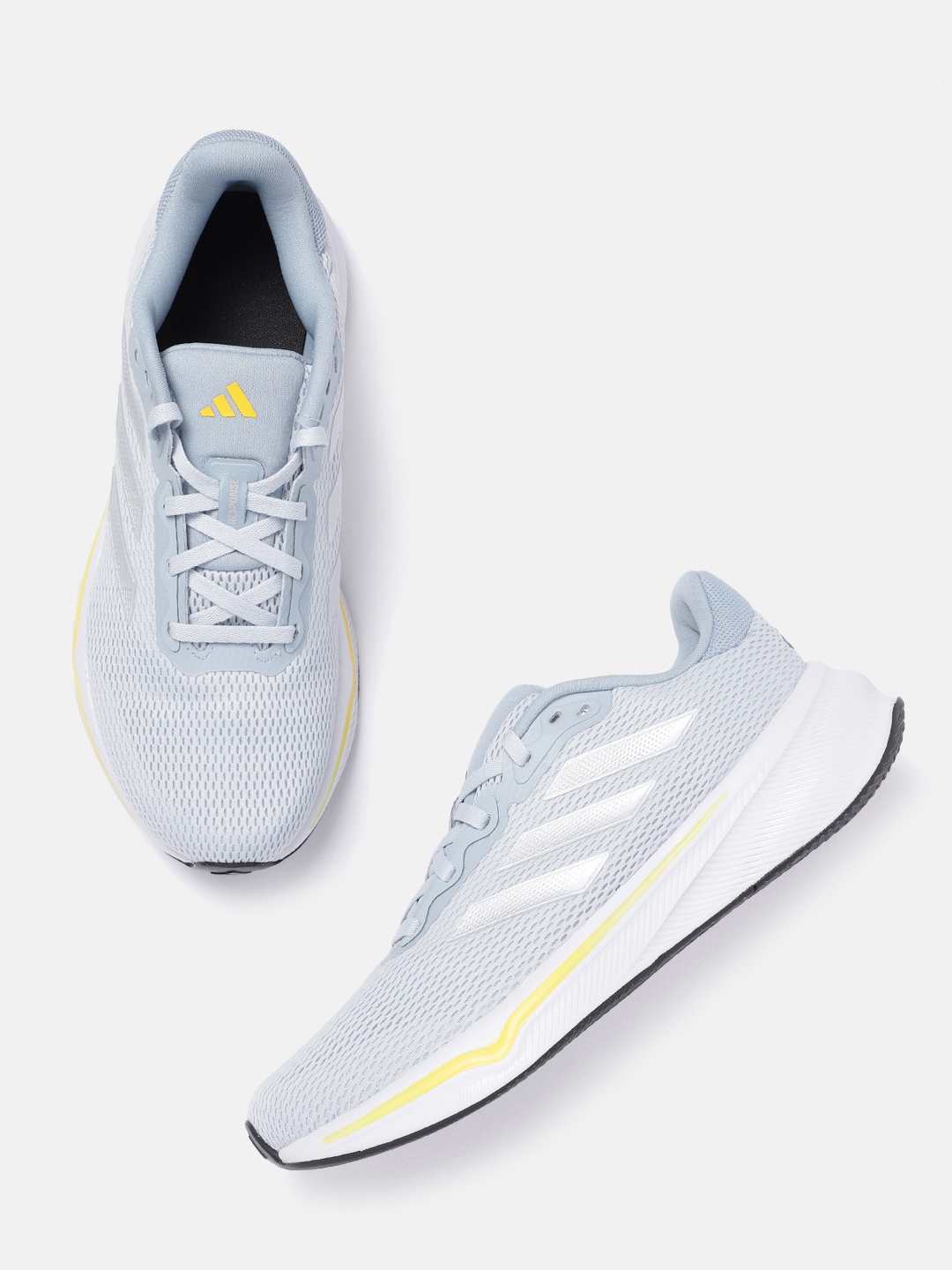 

ADIDAS Women Woven Design Response Running Shoes, Blue