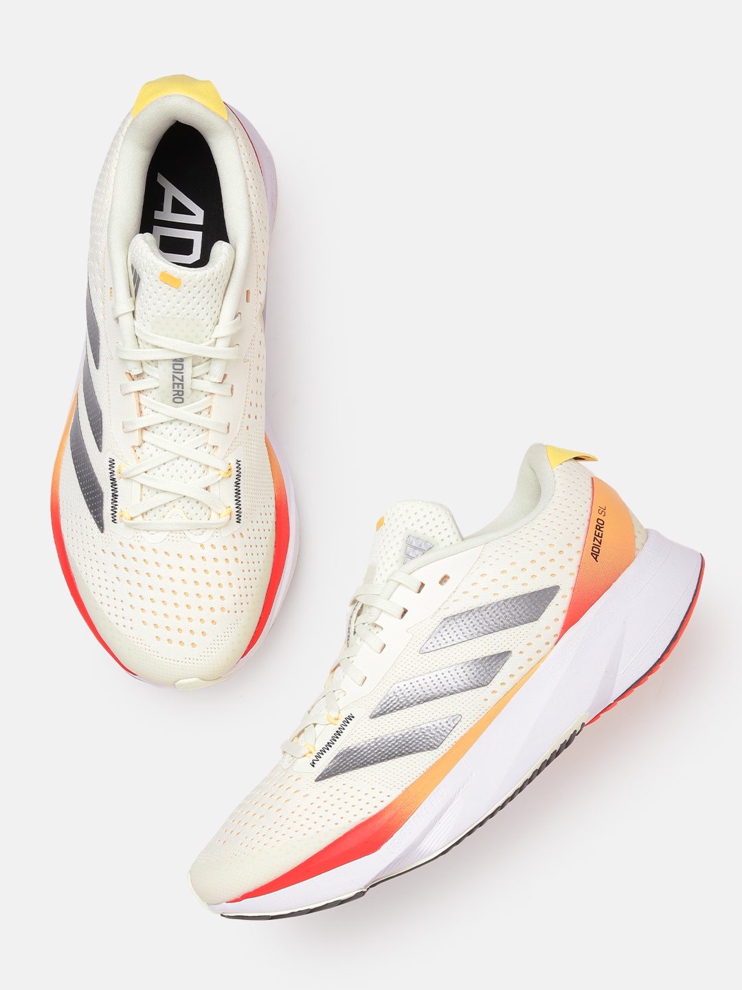 

ADIDAS Women Woven Design Adizero SL Running Shoes, White