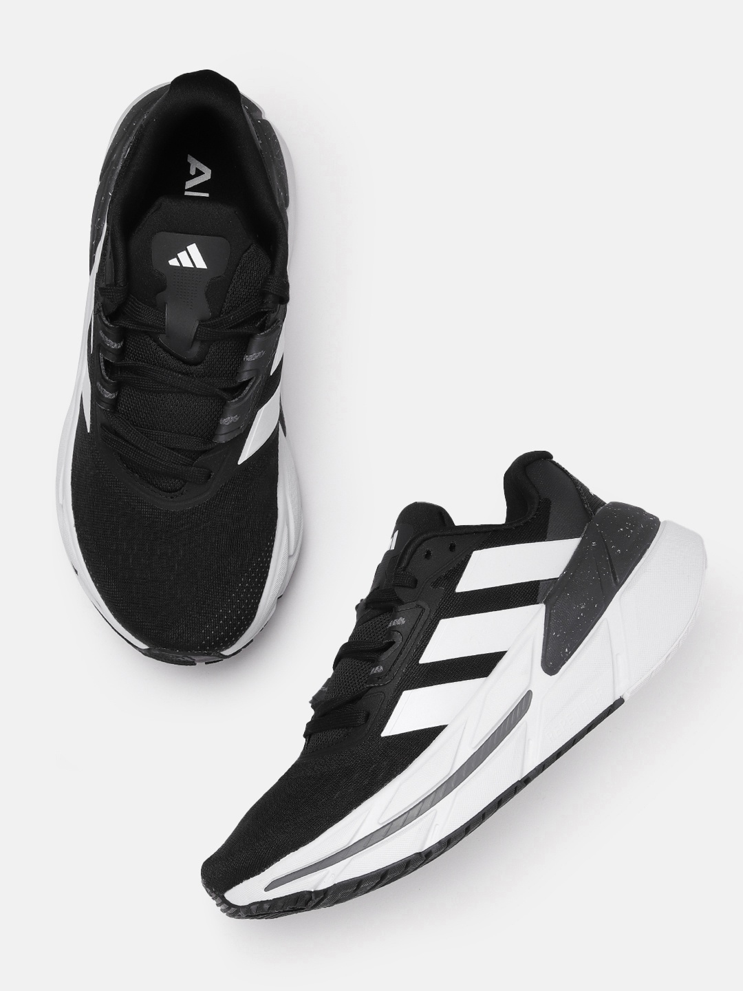

ADIDAS Women Woven Design Adistar CS 2 Running Shoes, Black