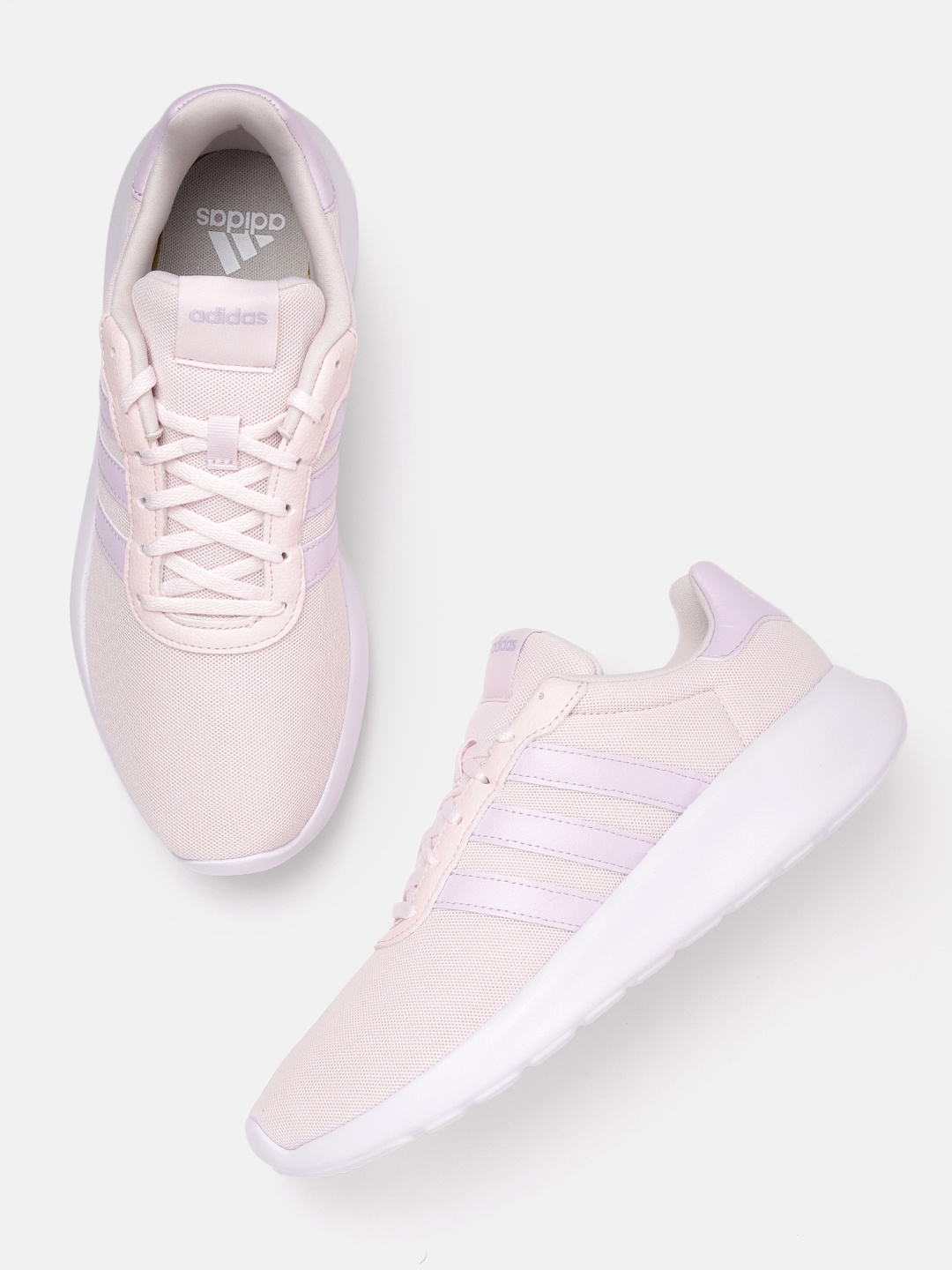 

ADIDAS Women Woven Design Lite Racer 3.0 Running Shoes, Pink