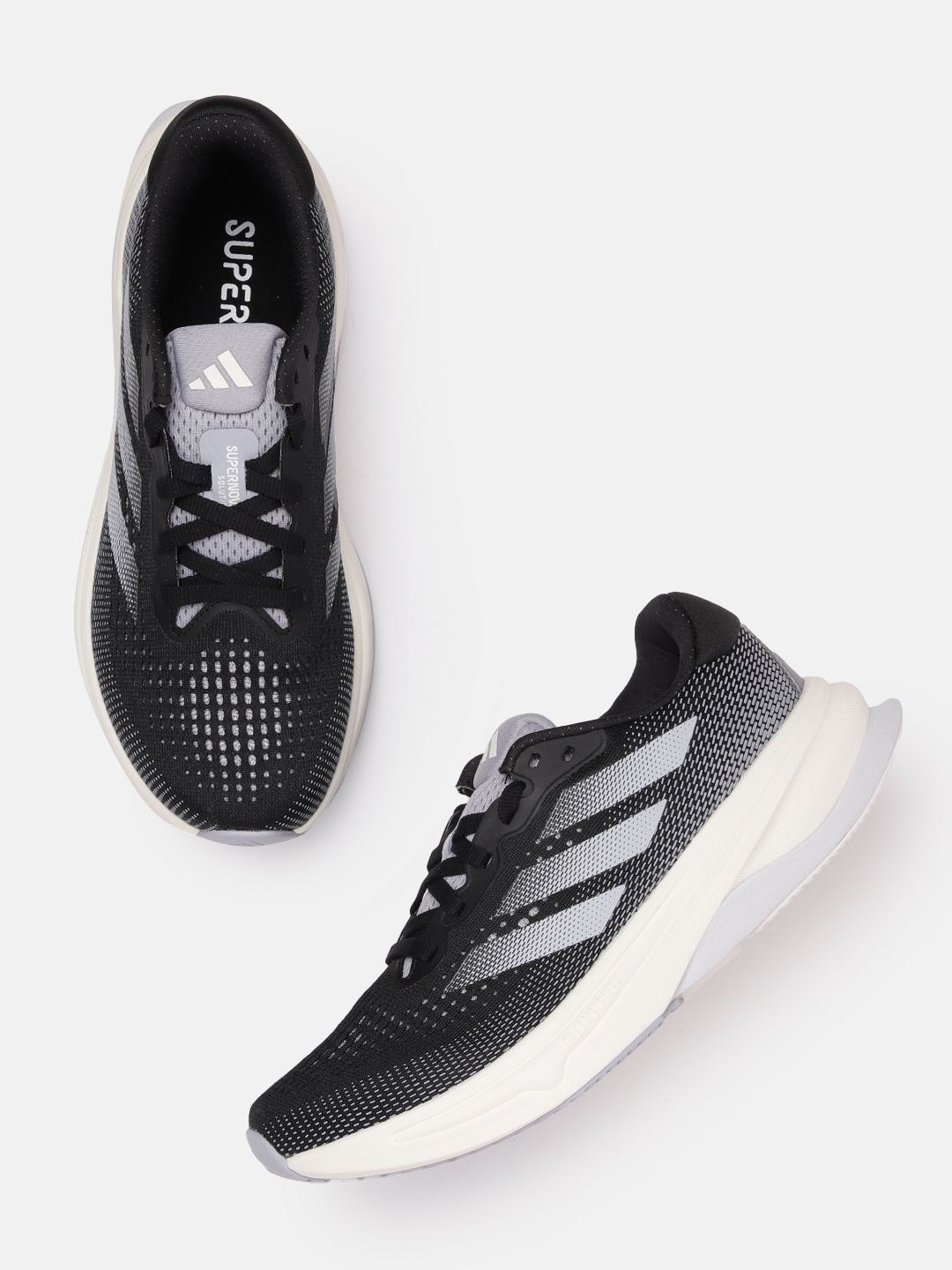 

ADIDAS Women Woven Design Supernova Control W Running Shoes, Black