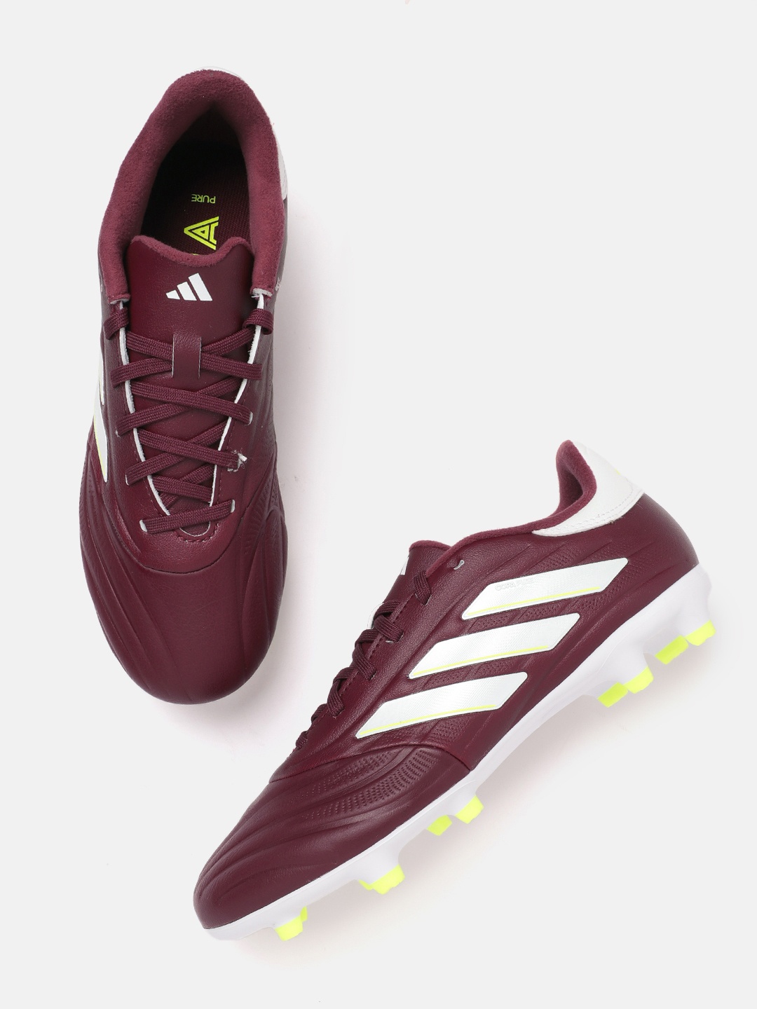 

ADIDAS Unisex Copa Pure II League Firm Ground Cleats Football Shoes, Burgundy