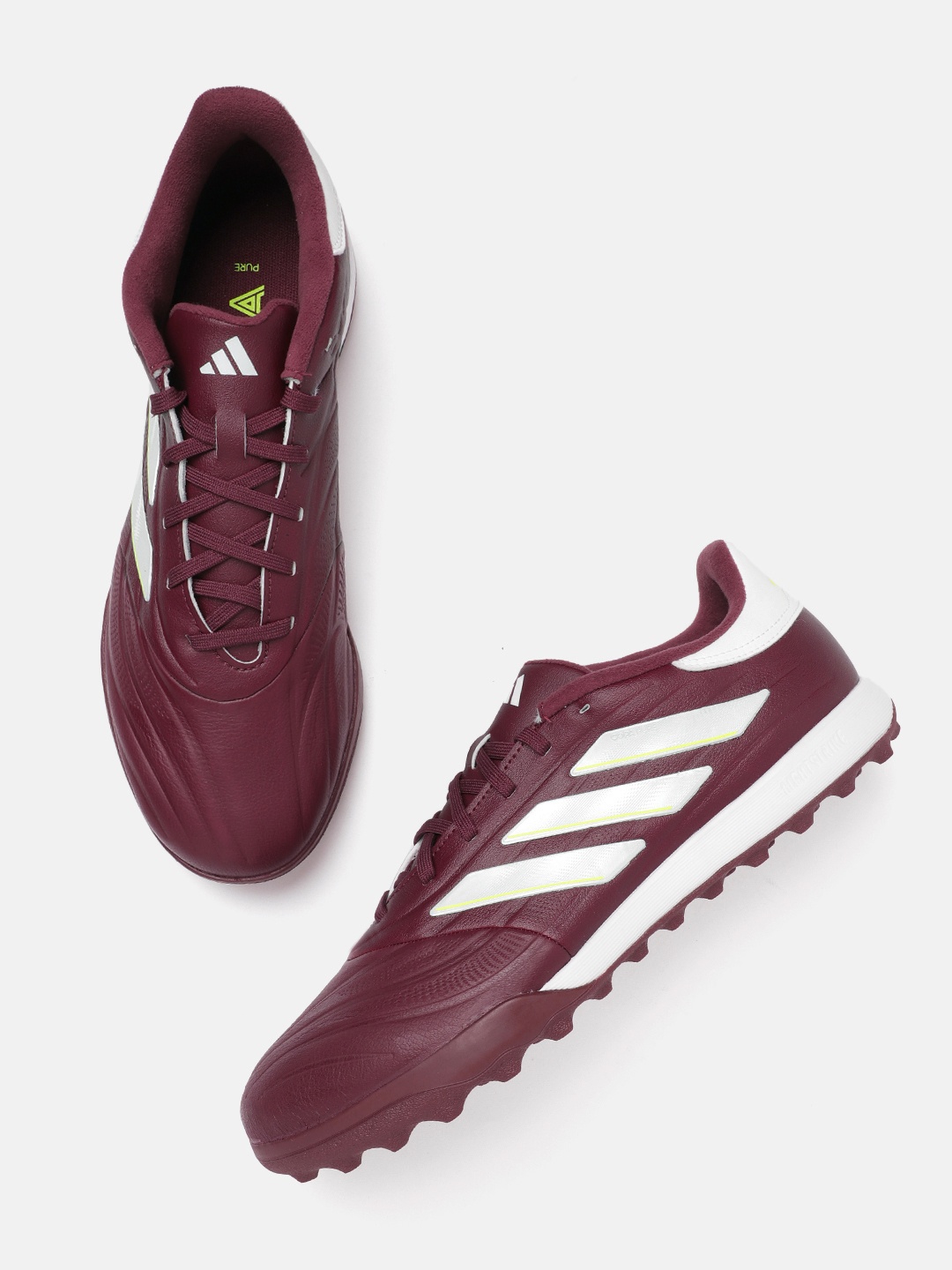 

ADIDAS Unisex Copa Pure II League Turf Football Shoes, Burgundy