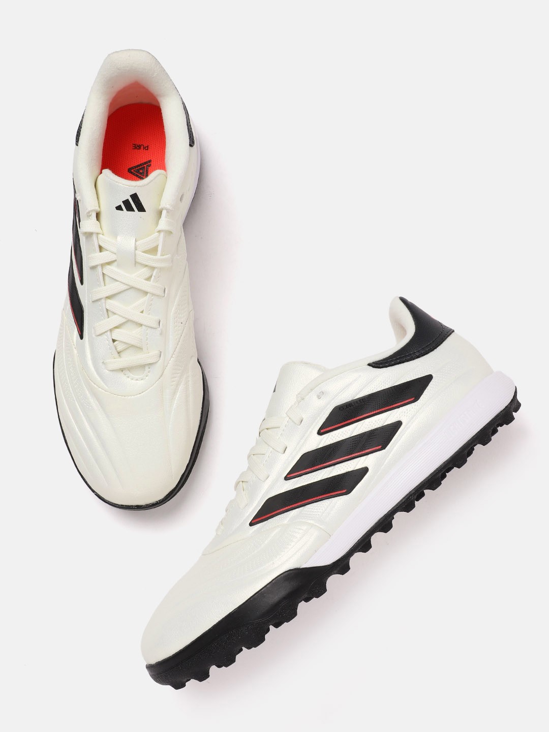 

ADIDAS Unisex Copa Pure 2 League TF Football Shoes, White