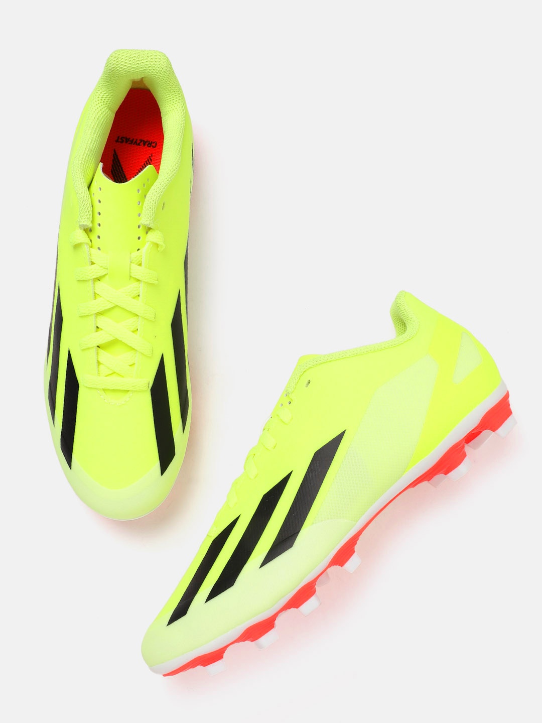 

ADIDAS Unisex X Crazyfast Club FxG Football Shoes, Fluorescent green