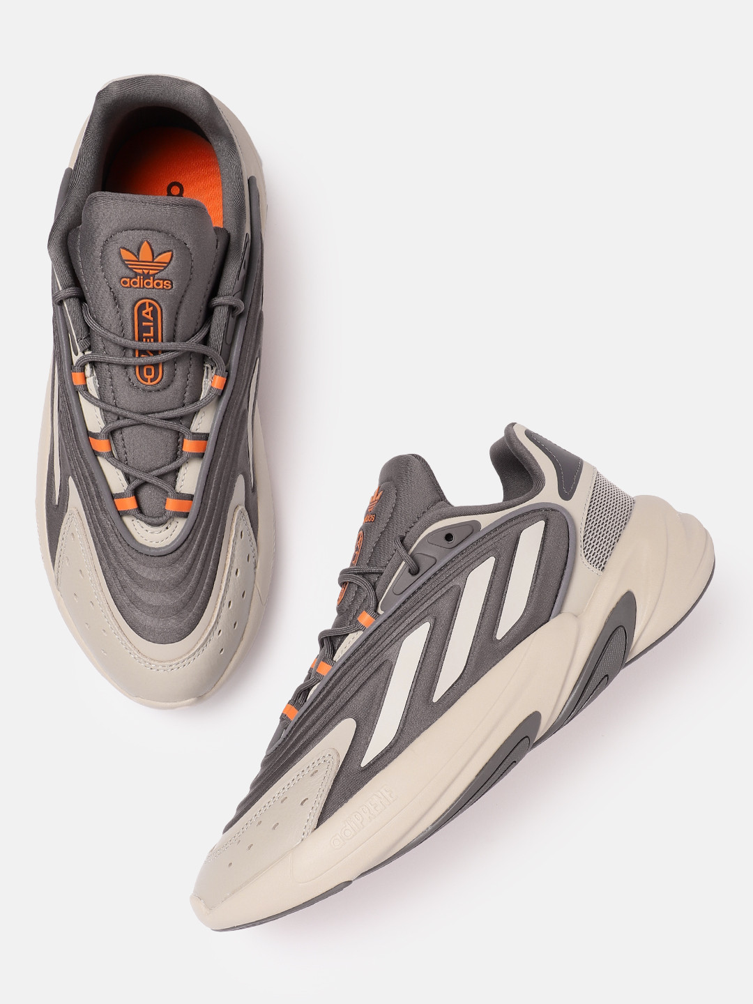 

ADIDAS Originals Men Colourblocked OZELIA Sneakers, Brown