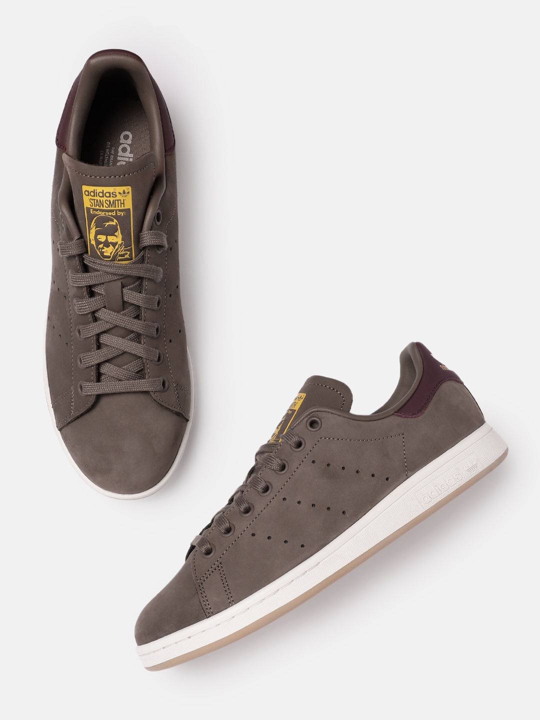 

ADIDAS Originals Men Suede STAN SMITH Sneakers, Brown