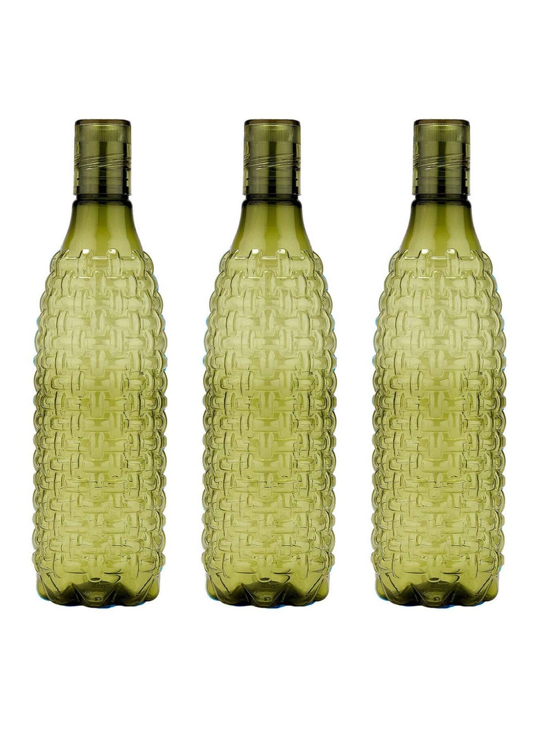 

SOPL-OLIVEWARE Green 6 Textured Pieces Water Bottles 1 L