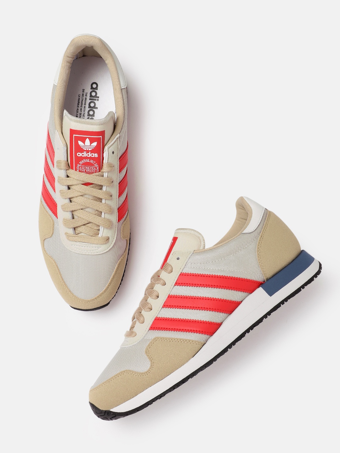 

ADIDAS Originals Men USA 84 Sneakers, Beige