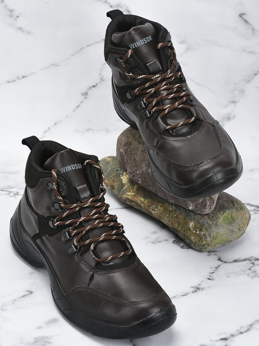 

Liberty Men ZOOM Mid Top Regular Boots, Brown