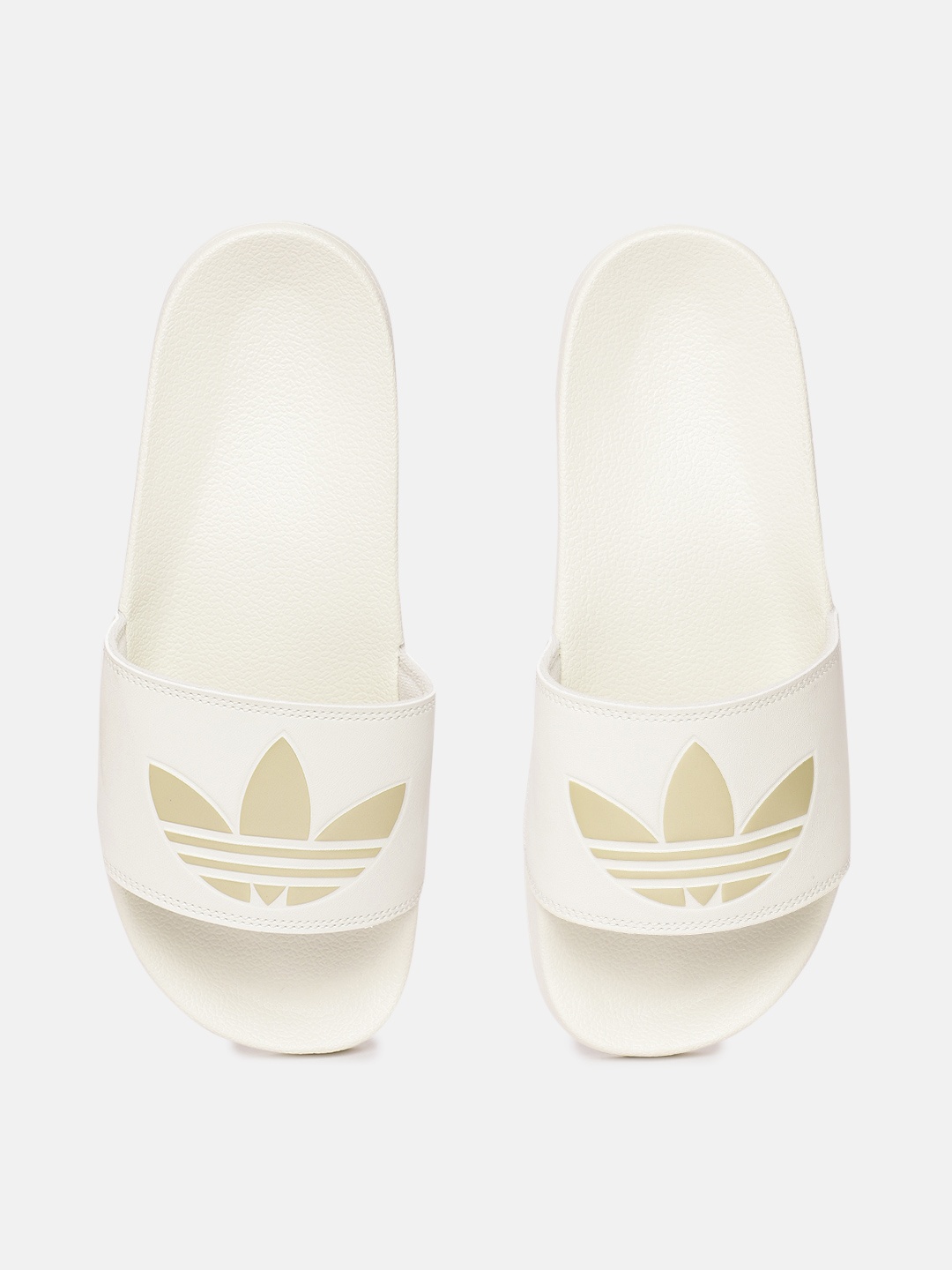 

ADIDAS Originals Women Brand Logo Printed Sliders, Off white