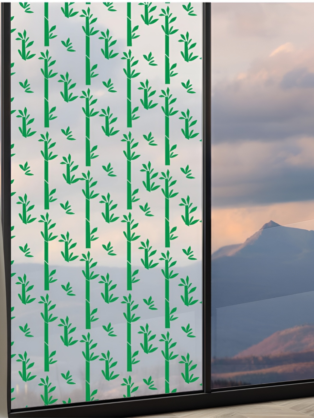 

CVANU Green Tropical Self-Adhesive & Waterproof Window Film