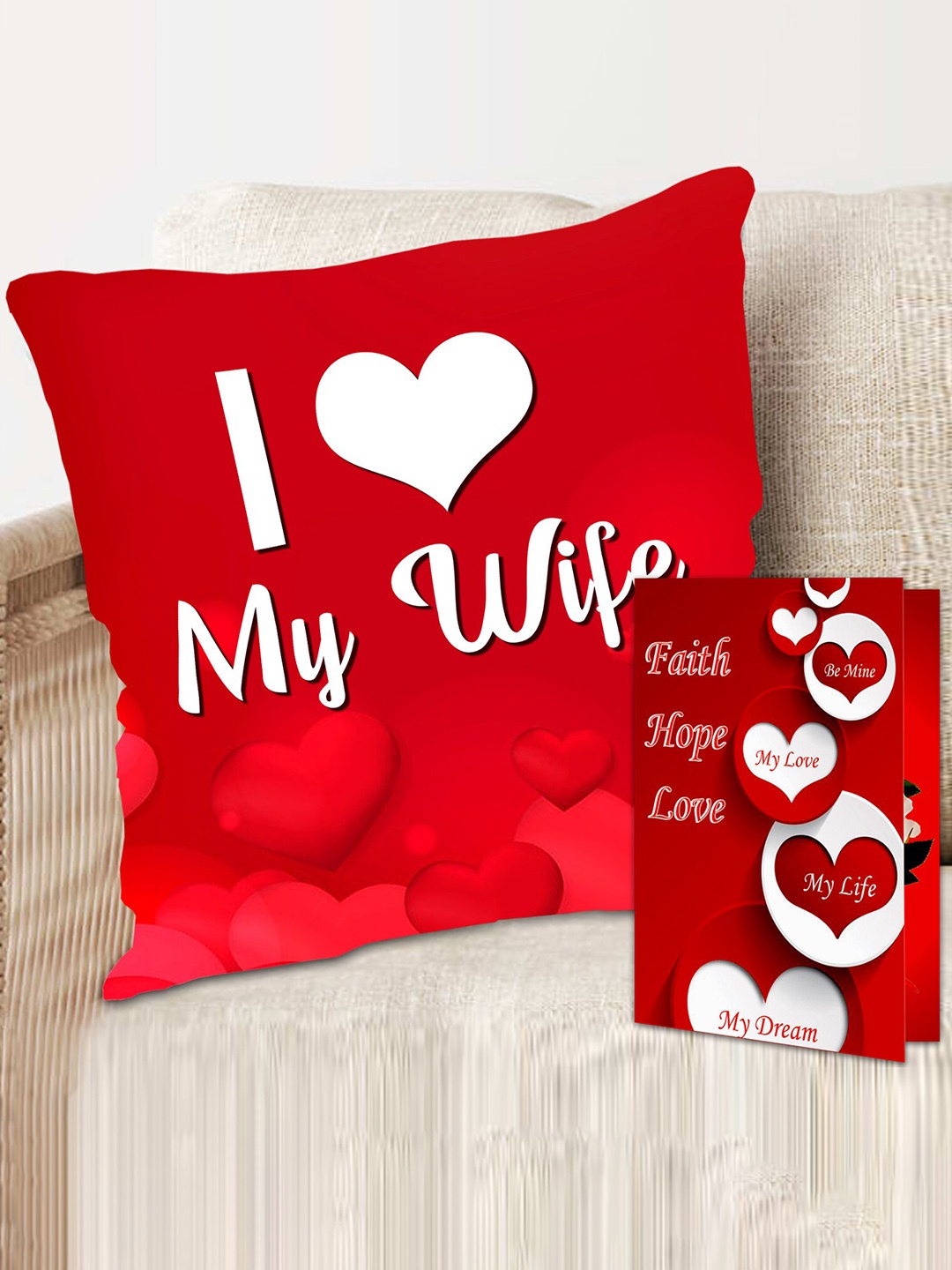 

ME & YOU 2 Pieces Valentine Day Gift Set, Red