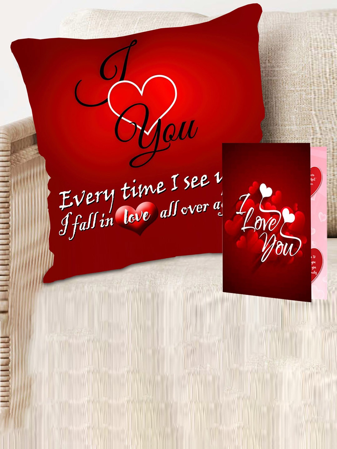 

ME & YOU Red & Black 2 Pieces Valentine Day Gift Set