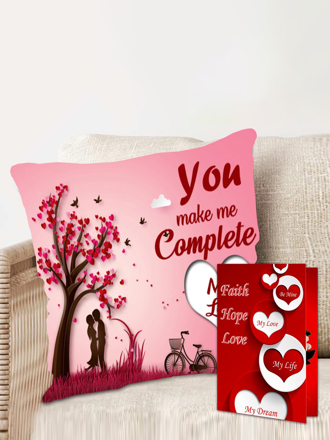 

ME & YOU Red & Pink 2 Pieces Valentine Day Gift Set