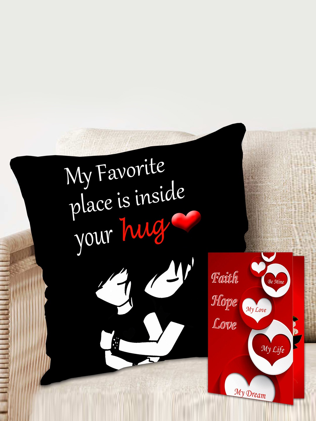 

ME & YOU Black & Red 2 Pieces Valentine Day Special Gift Set