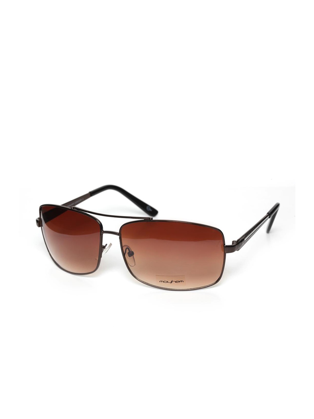 

Mayhem Unisex Aviator Sunglasses with UV Protected Lens MAYS-1022-203, Brown