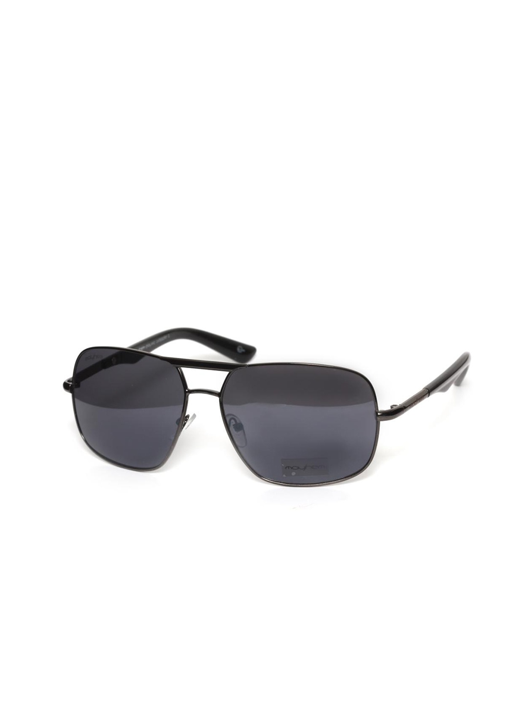 

Mayhem Unisex Aviator Sunglasses with UV Protected Lens MAYS-1025-205D, Black