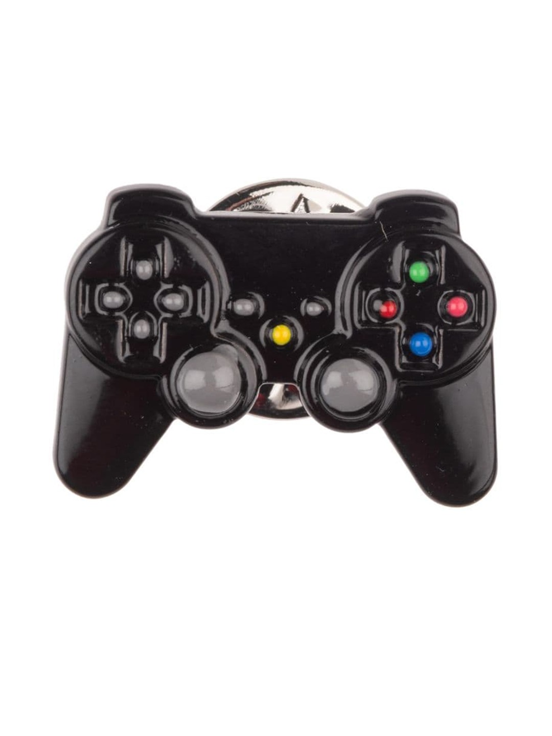 

The Tie Hub Metal Game Controller Lapel Pin Brooch, Black
