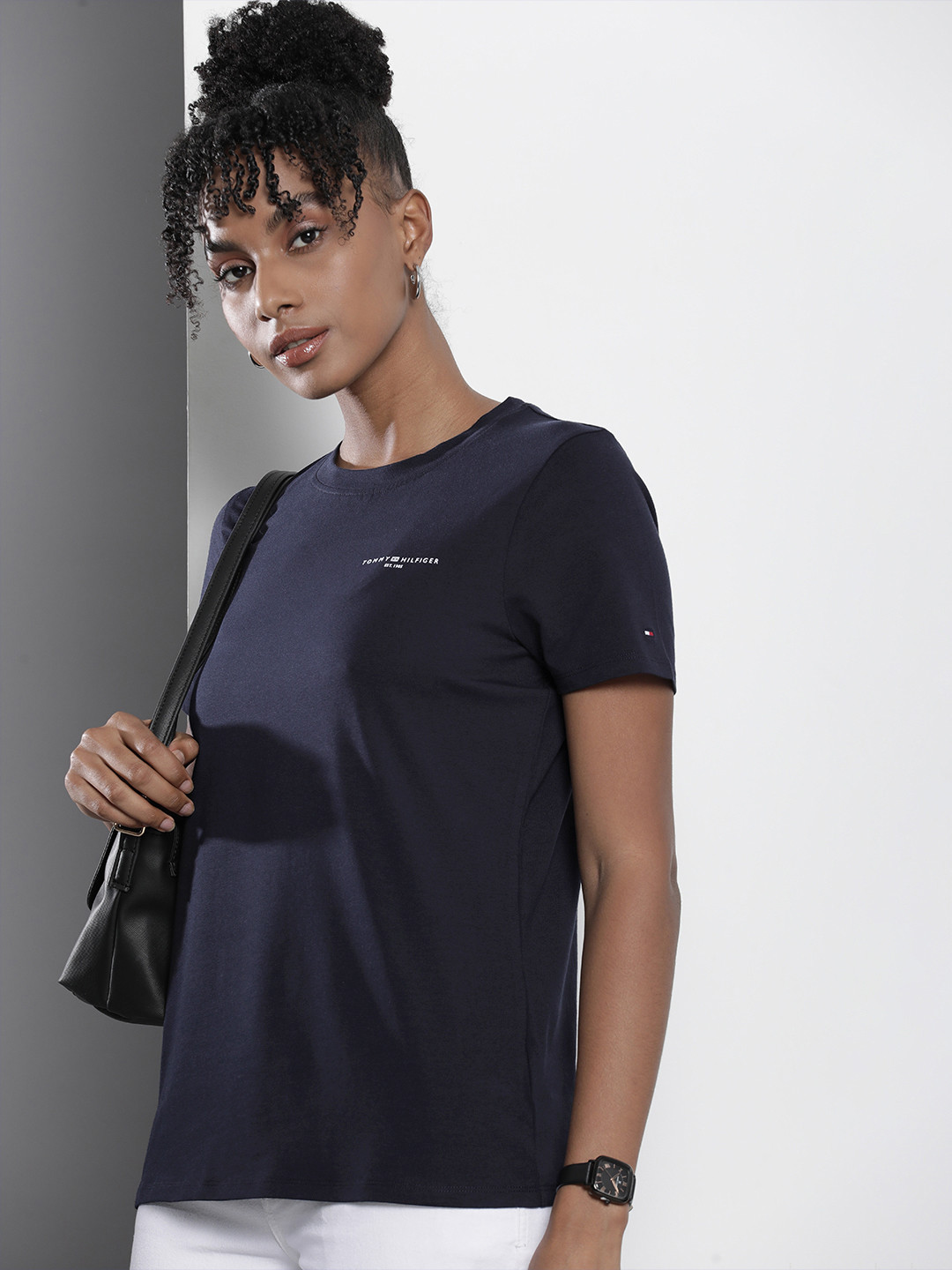

Tommy Hilfiger Round Neck T-shirt, Navy blue