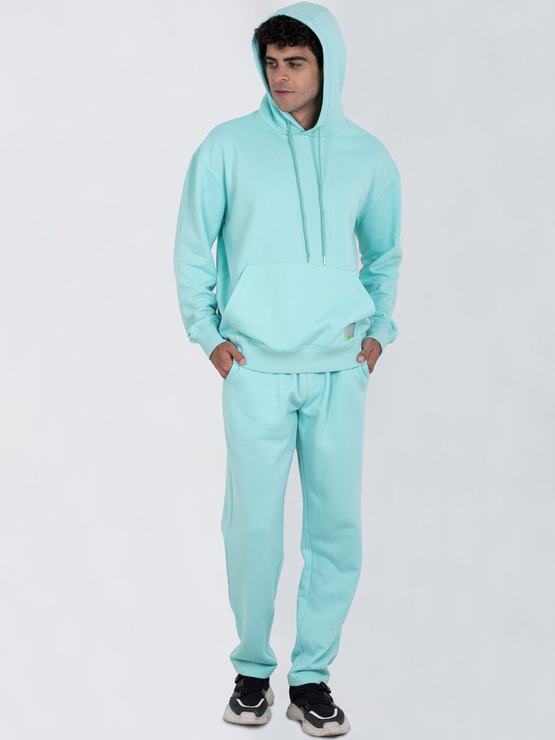 

Muvazo Unisex Hooded Sweatshirt With Trousers, Sea green