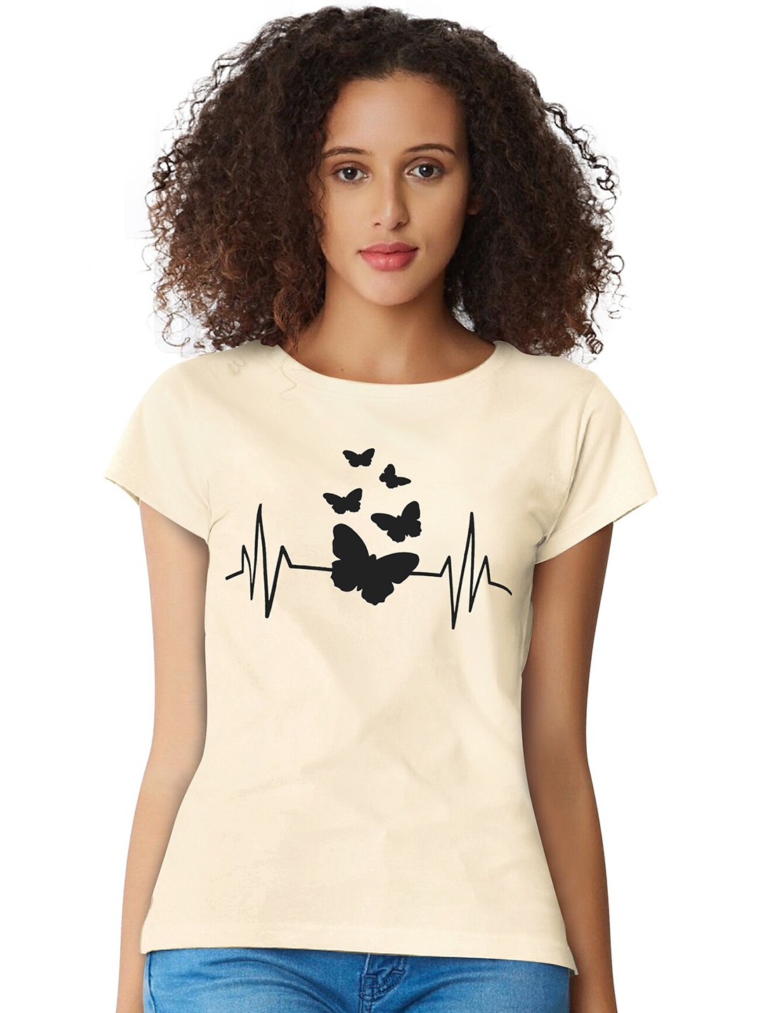 

BAESD Cream-Coloured short Top
