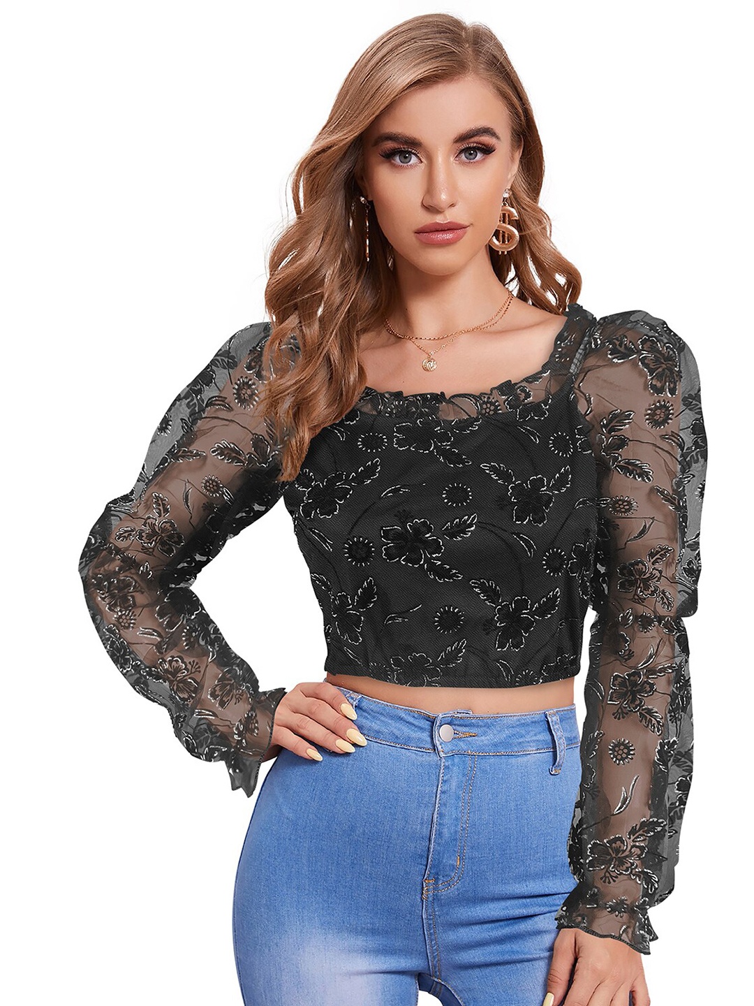 

BAESD Black long Top