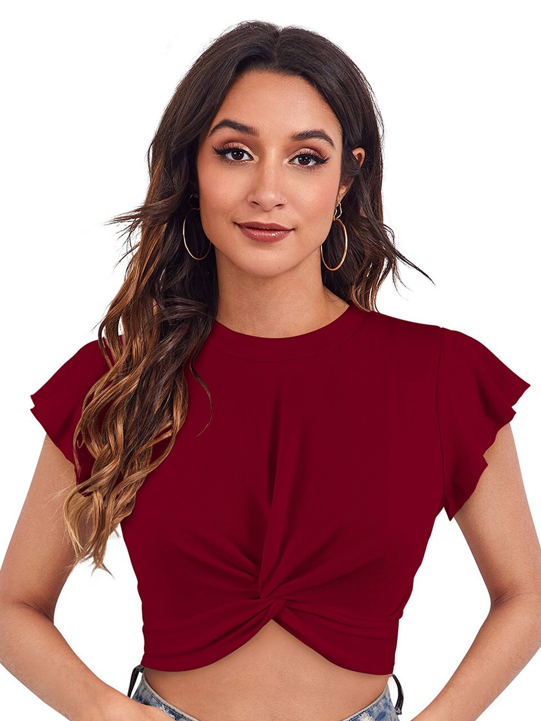 

BAESD Maroon short Top