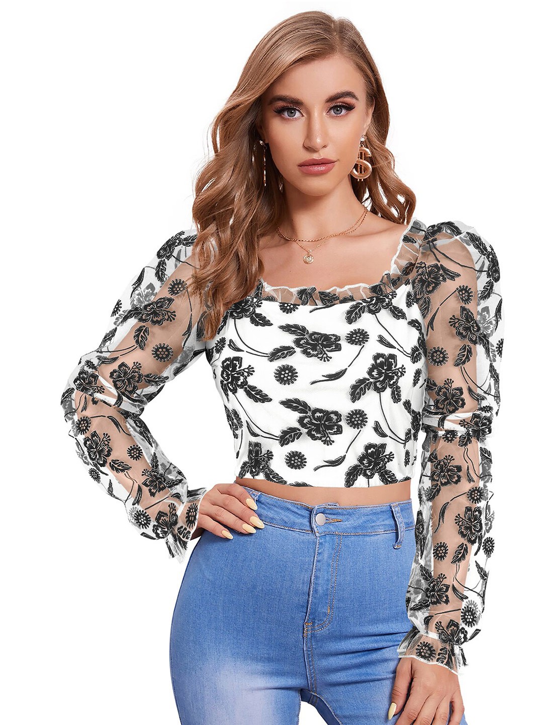 

BAESD White long Top