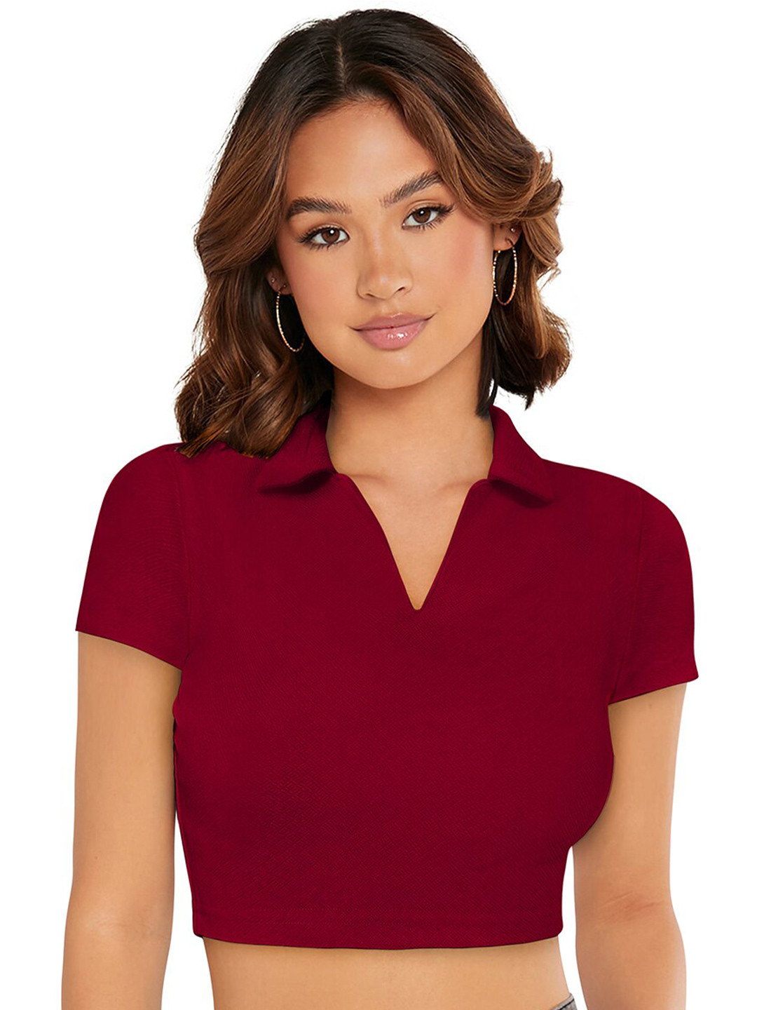 

BAESD Maroon short Top