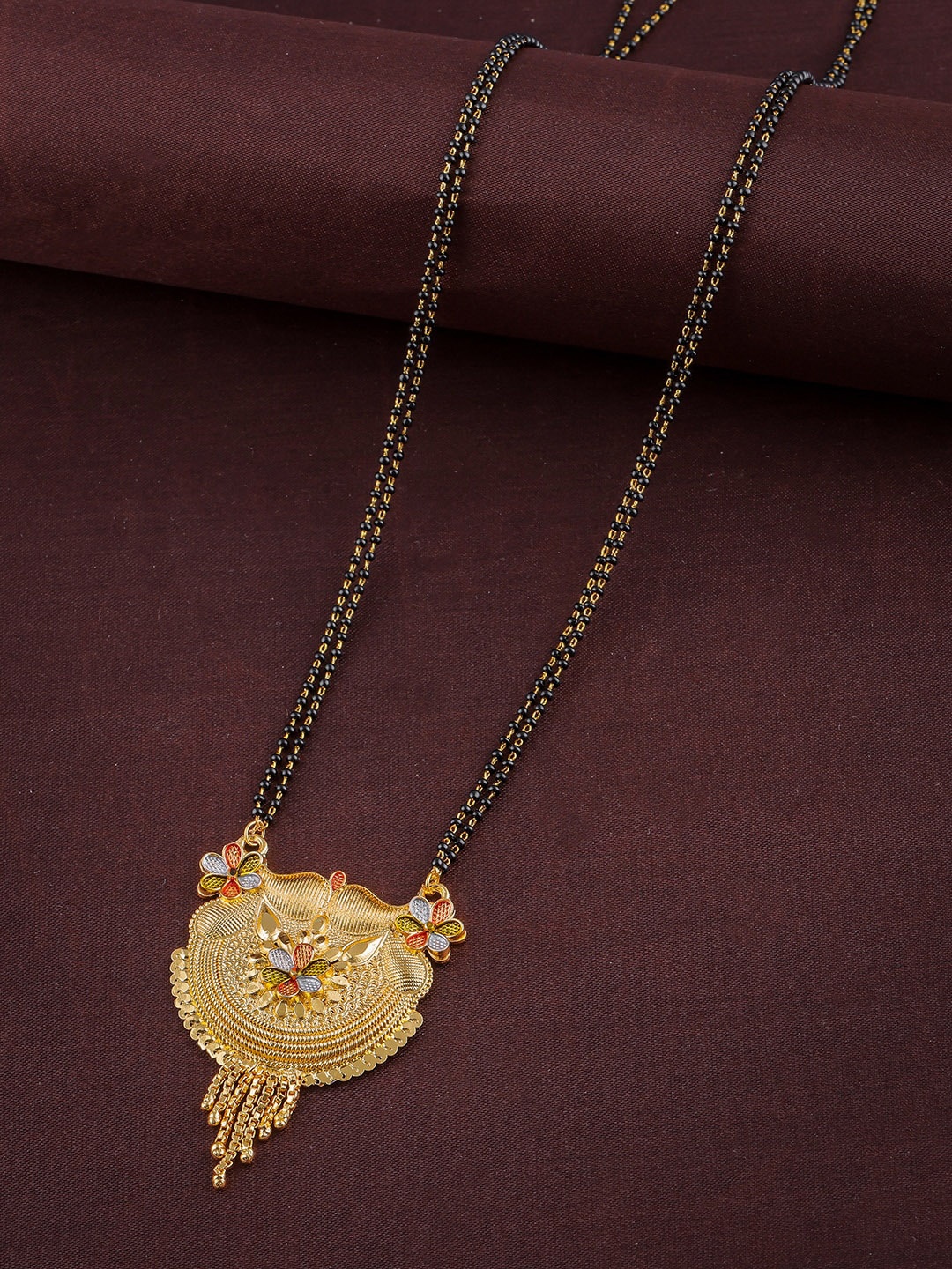 

Anouk Gold Plated Beaded Mangalsutra