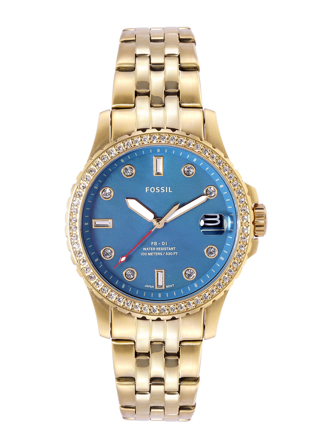 

Fossil Women Bracelet Style Analogue Watch ES4983, Blue