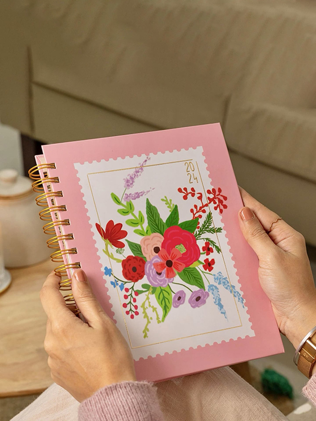 

THE MESSY CORNER Printed Planner Stationery, Pink