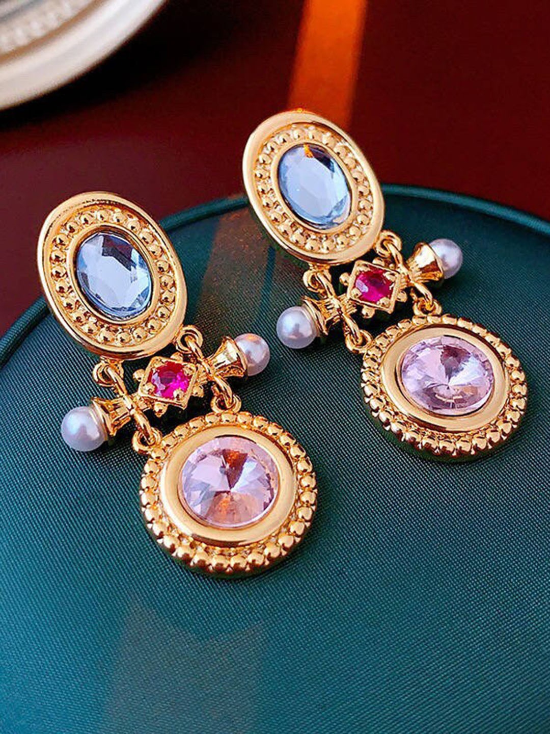 

MYSA JEWELS Gold Plated Drop Earrings