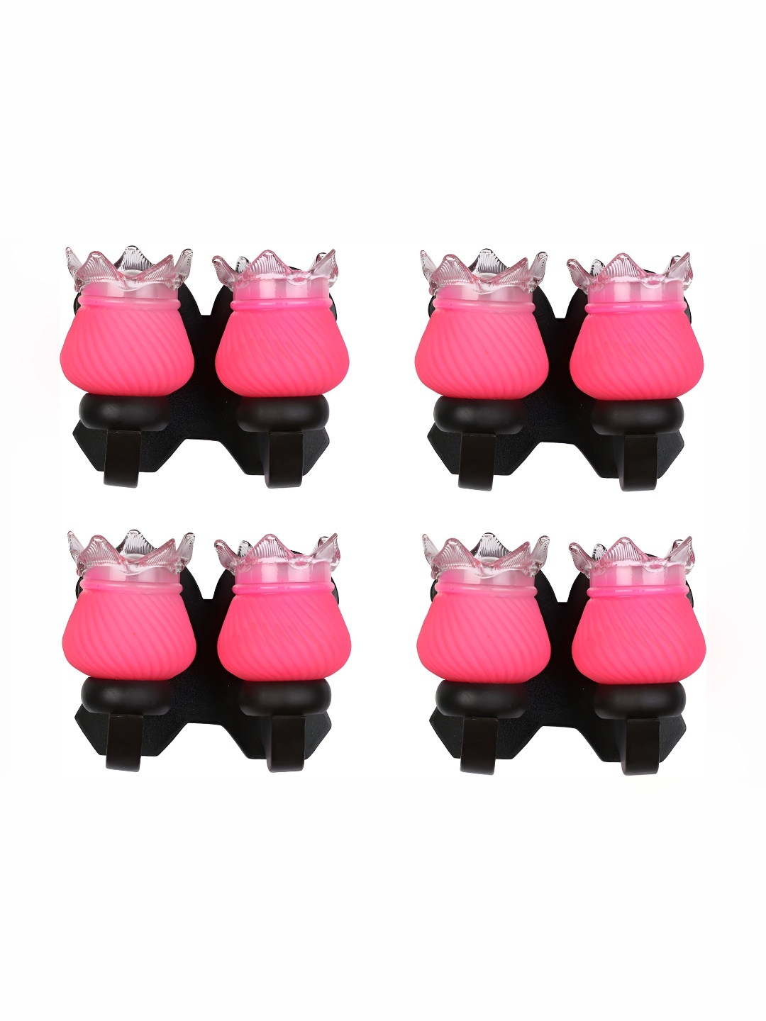 

Afast Pink 4 Pieces Abstract Shaped Glass Wall Lamps