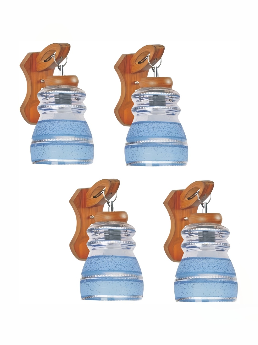 

Afast Blue 4 Pieces Glass Wall Lamp