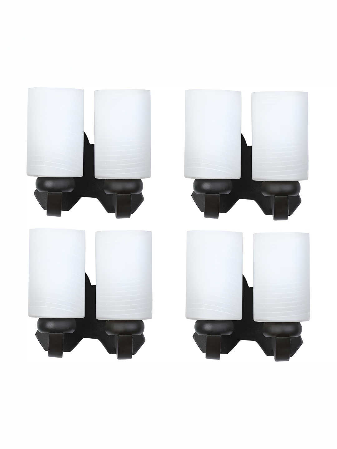 

Afast White 4 Pieces Cylindrical Shaped Glass Wall Lamps